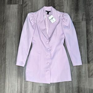 NWT- Forever 21 Lavender Long Sleeve Dress